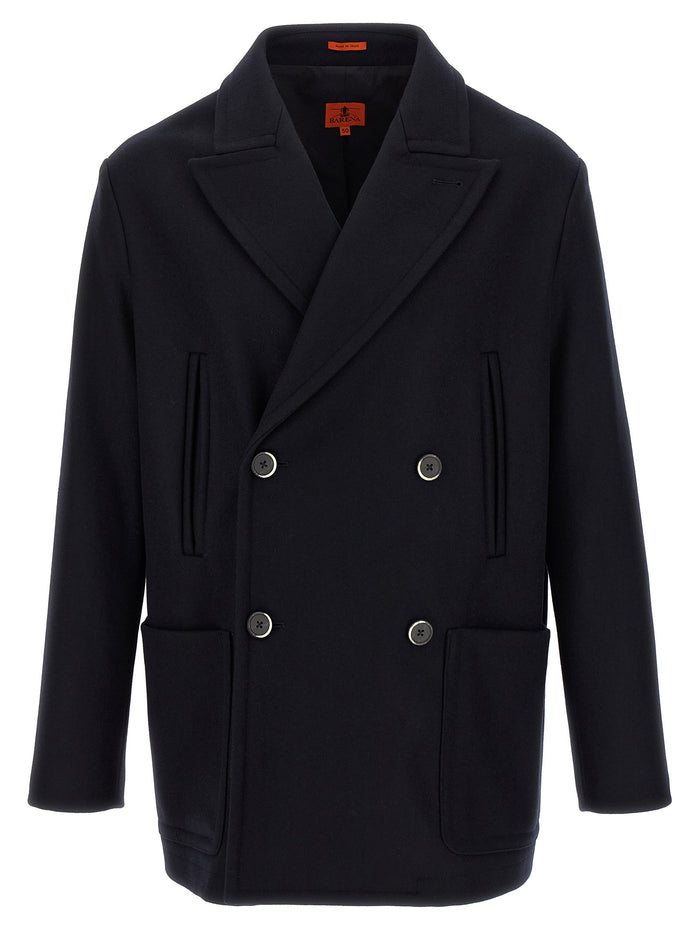 Dosio coat Blue Wool Coats, Trench