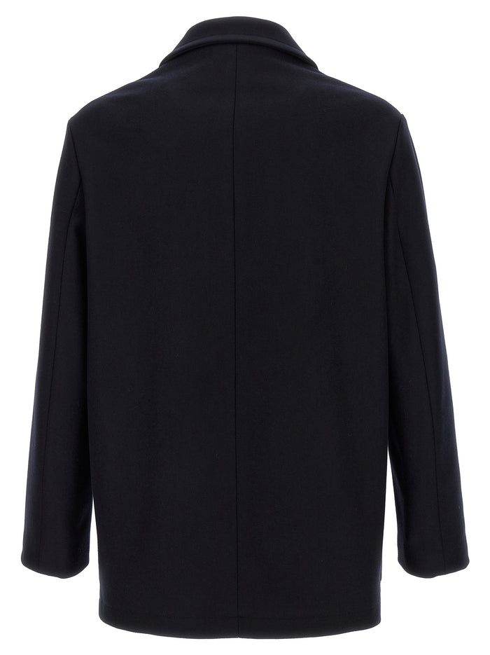Dosio coat Blue Wool Coats, Trench