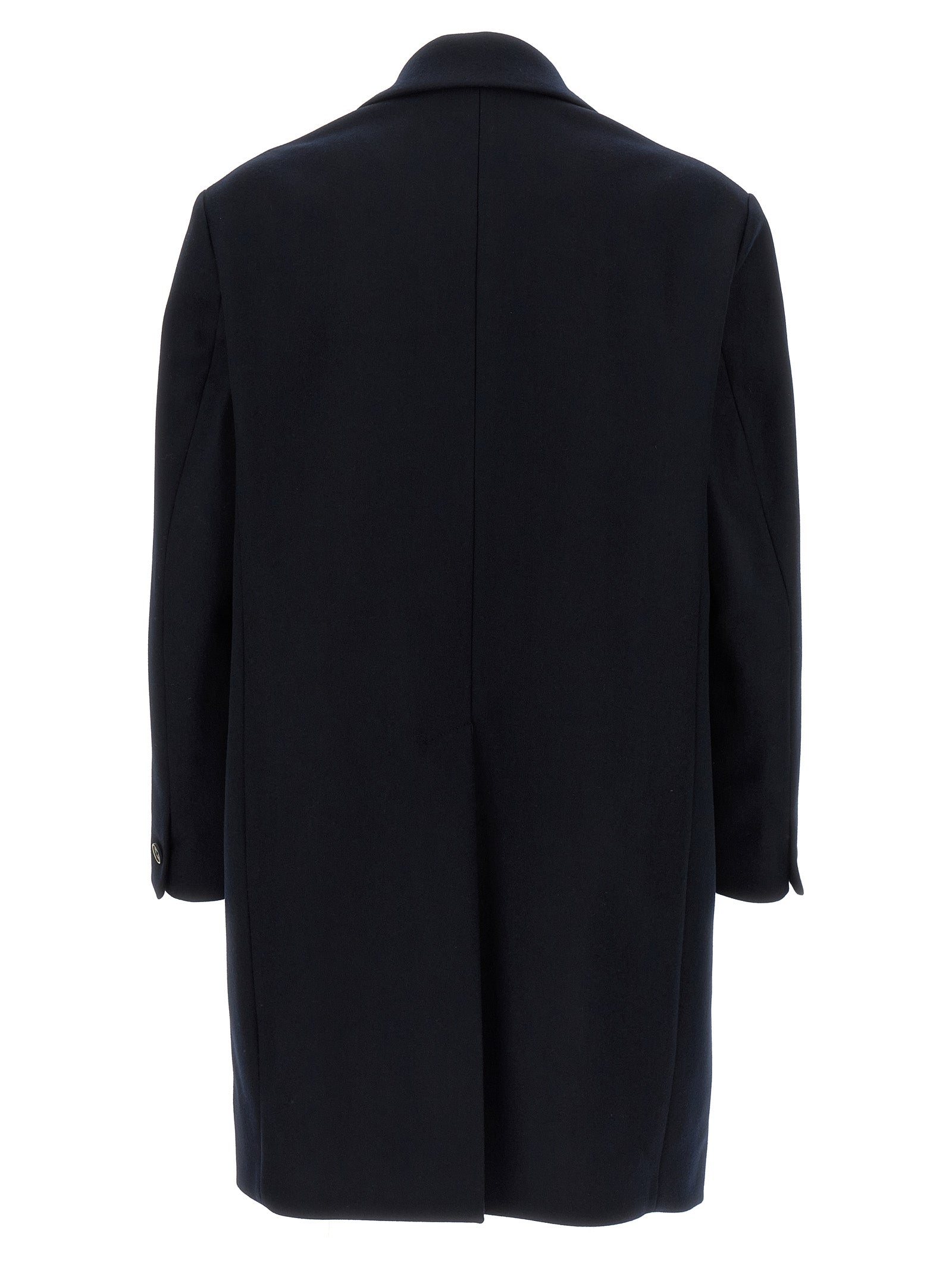 Baron coat Blue Wool Coats, Trench