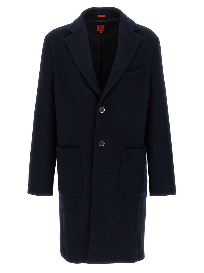Baron coat Black Virgin Wool Polyamide Coats, Trench