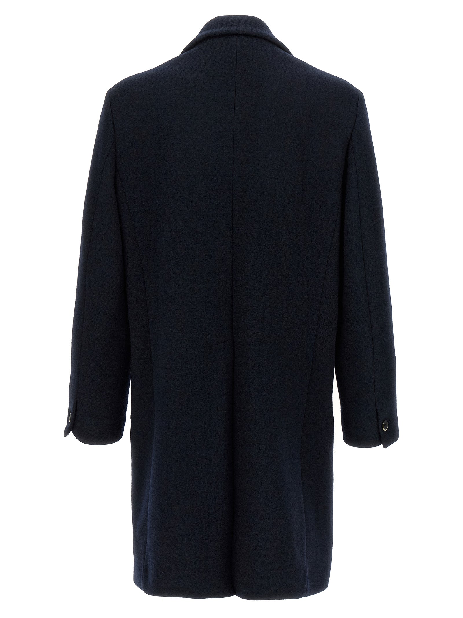 Baron coat Black Virgin Wool Polyamide Coats, Trench
