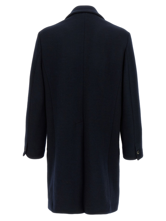 Baron coat Black Virgin Wool Polyamide Coats, Trench