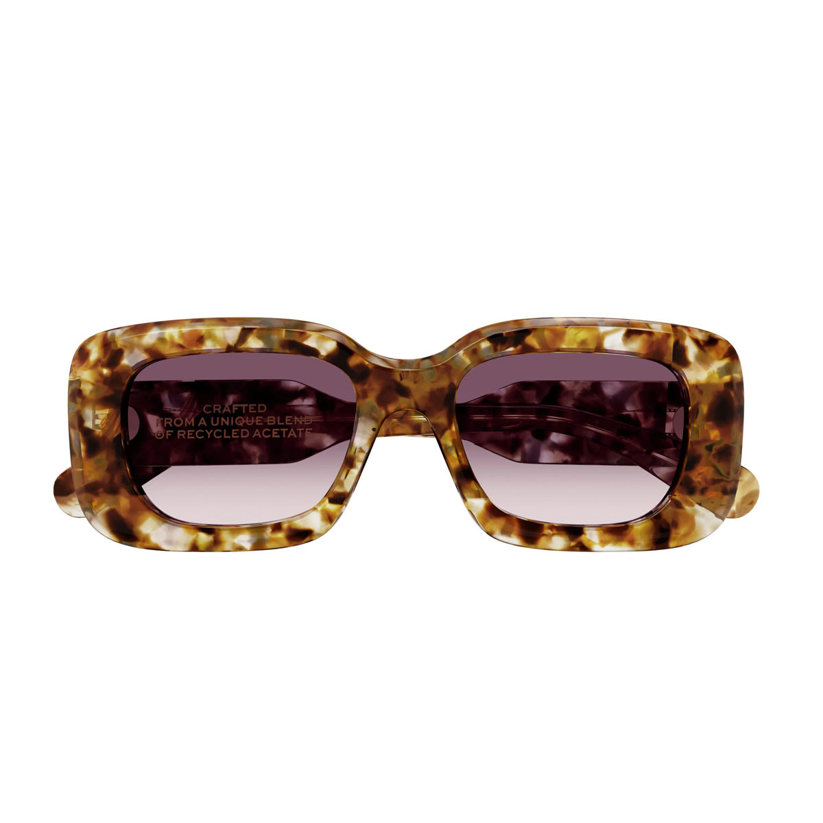 CH0188S 007 Marrone Recycled Acetate Occhiali Sole