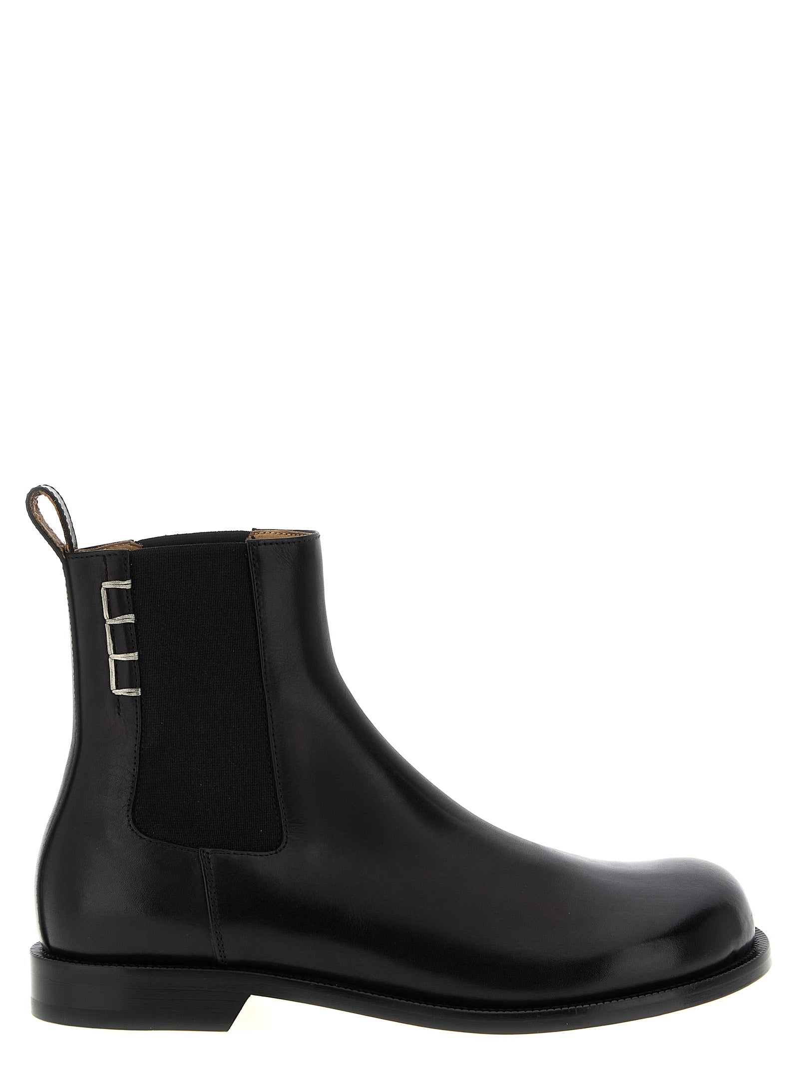 Chelsea Loafer ankle boots Black Calfskin Leather (bos Taurus) Boots