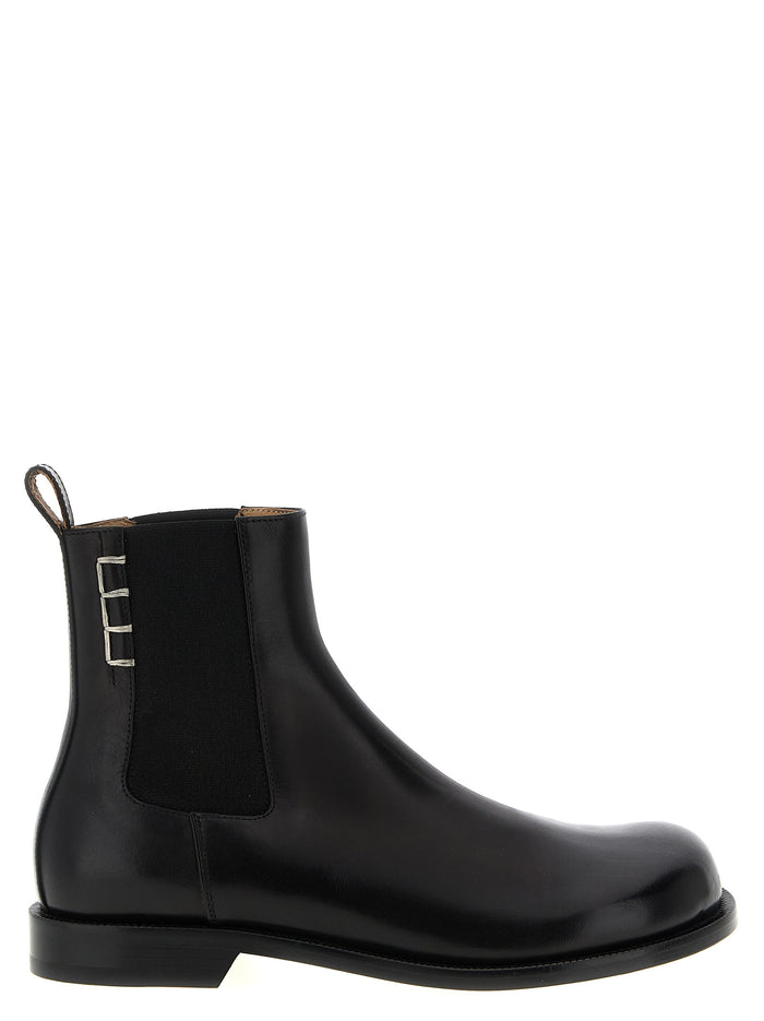 Chelsea Loafer ankle boots Black Calfskin Leather (bos Taurus) Boots