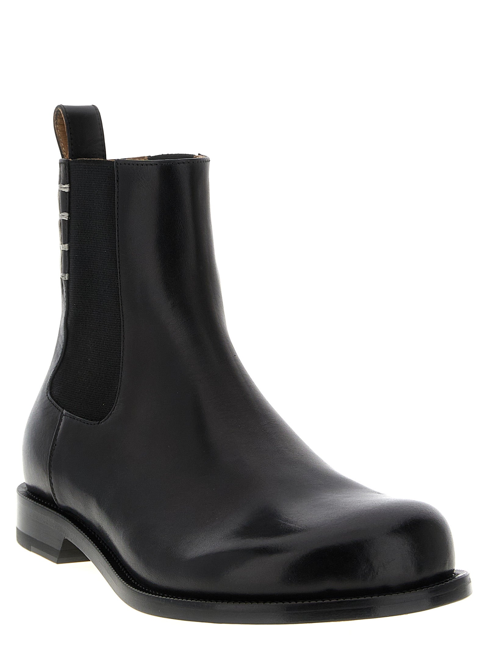 Chelsea Loafer ankle boots Black Calfskin Leather (bos Taurus) Boots