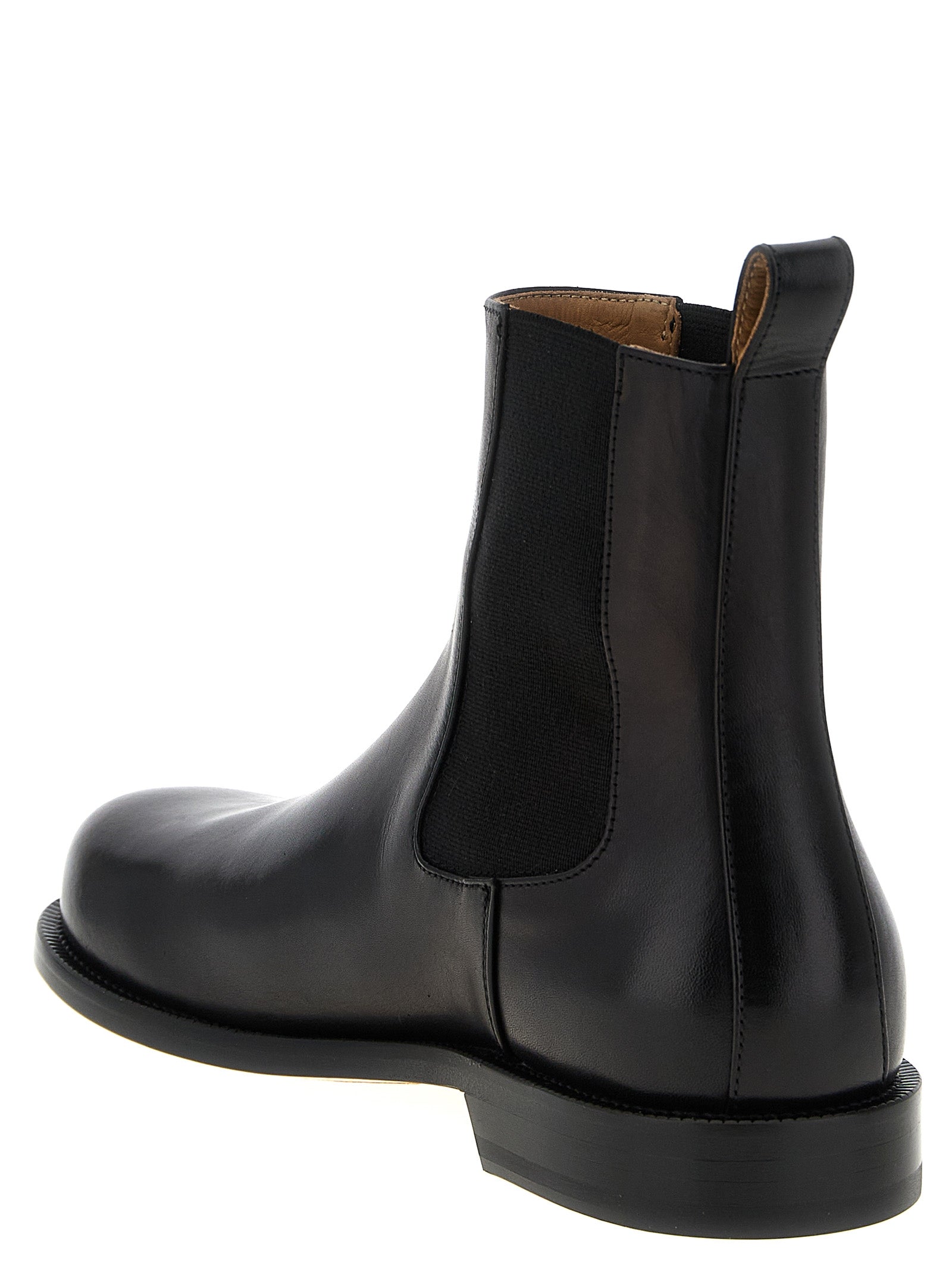 Chelsea Loafer ankle boots Black Calfskin Leather (bos Taurus) Boots