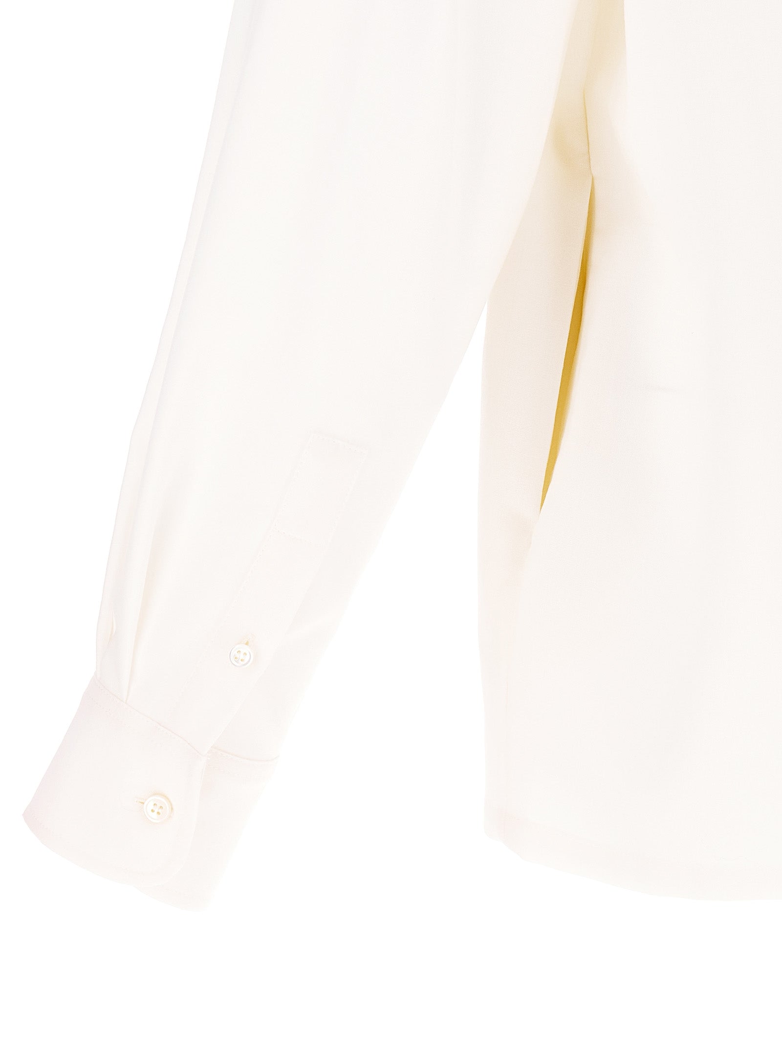 Tropical Wool shirt White Virgin Shirt, Blouse