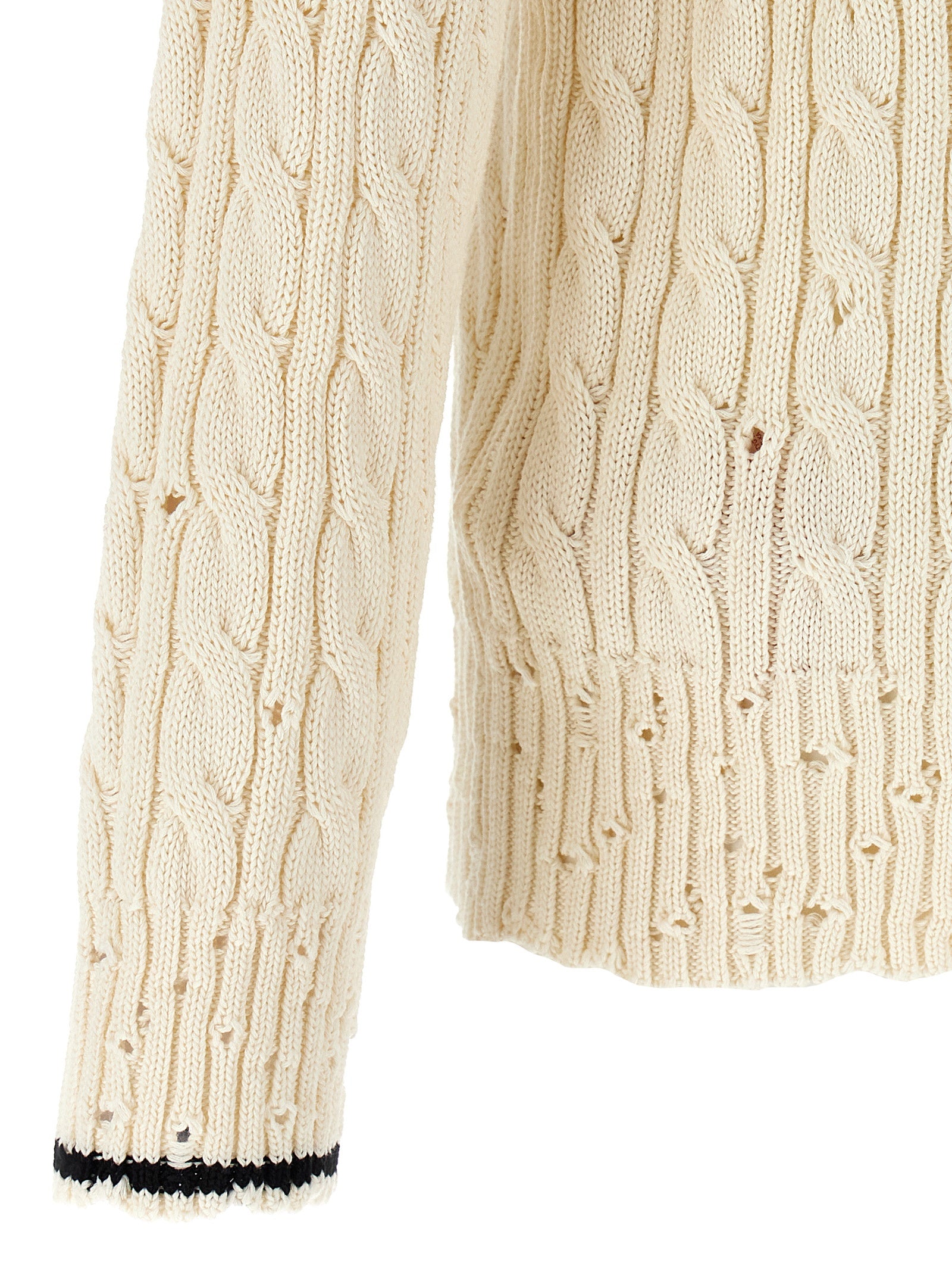 V neckline sweater White Cotton Sweater, Cardigans