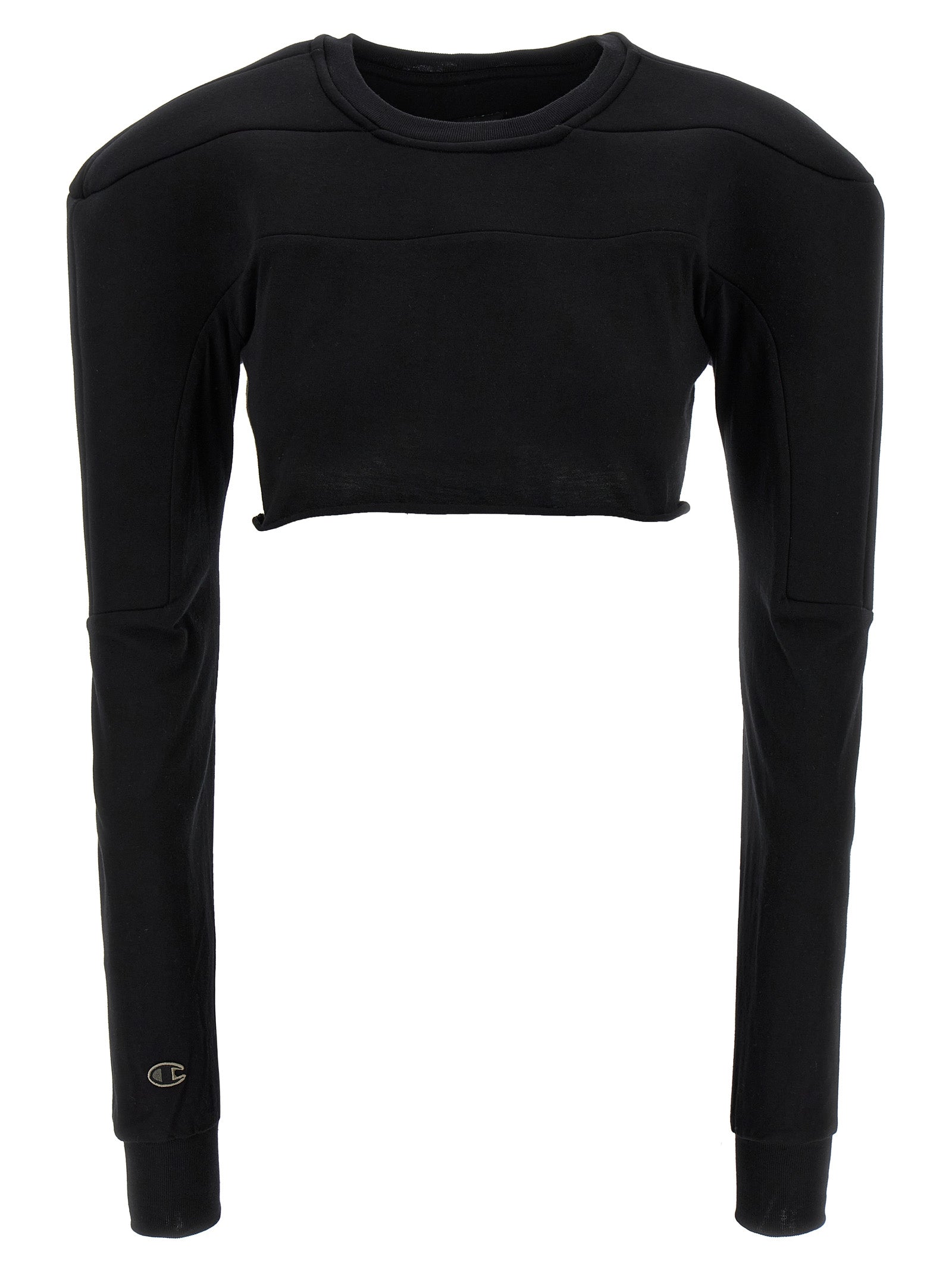 Champion x Rick Owens sweater Black Cotton Sweater, Cardigans