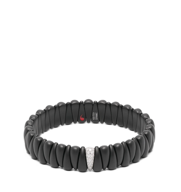 Roberto Demeglio 18kt White Gold bracelet in black