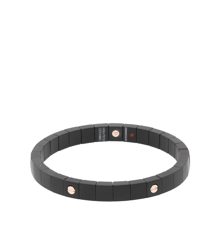 Roberto Demeglio Ceramic 100% bracelet in black