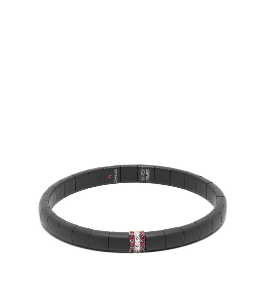 Roberto Demeglio 18kt Rose Gold bracelet in black