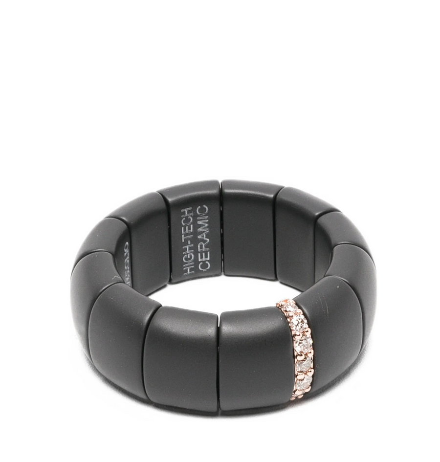 Roberto Demeglio High-tech ceramic ring in black