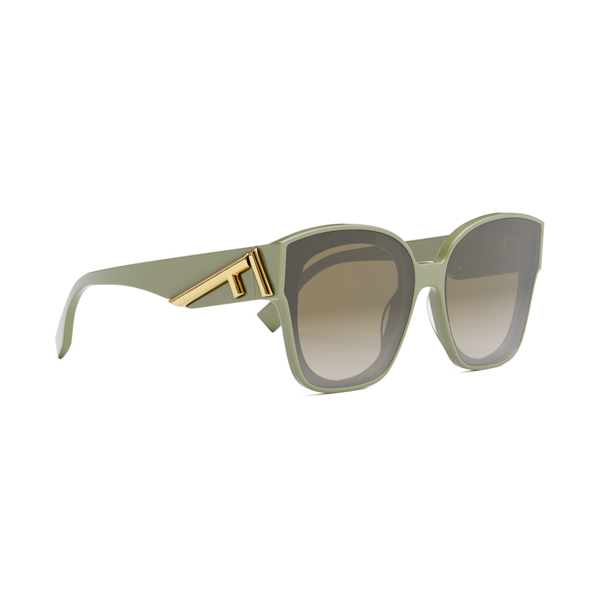FE40098I Fendi First 95P Verde Chiaro Acetate Occhiali Da Sole