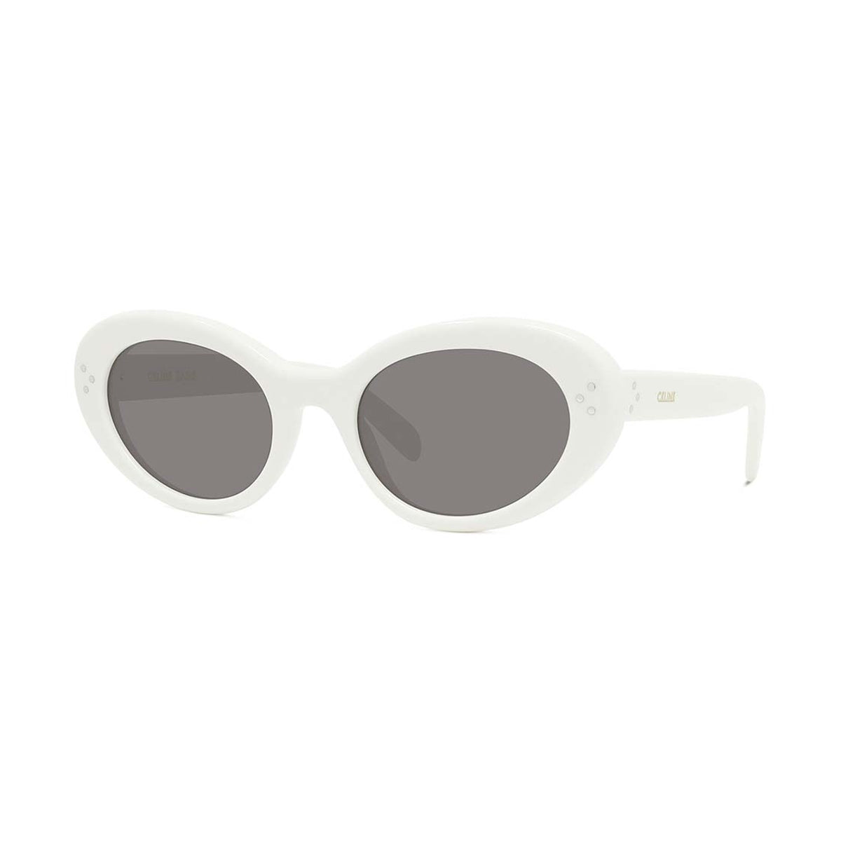 CL40193I Celine 3 Dots 25A Bianco Acetate Occhiali Da Sole