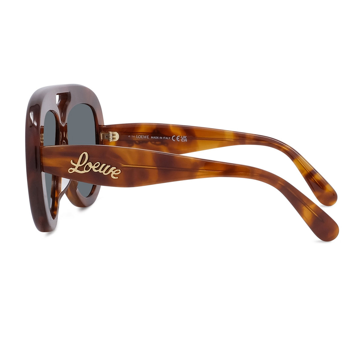 Loewe LW40144U Curvy 53V Havana Marrone Acetate Occhiali Da Sole