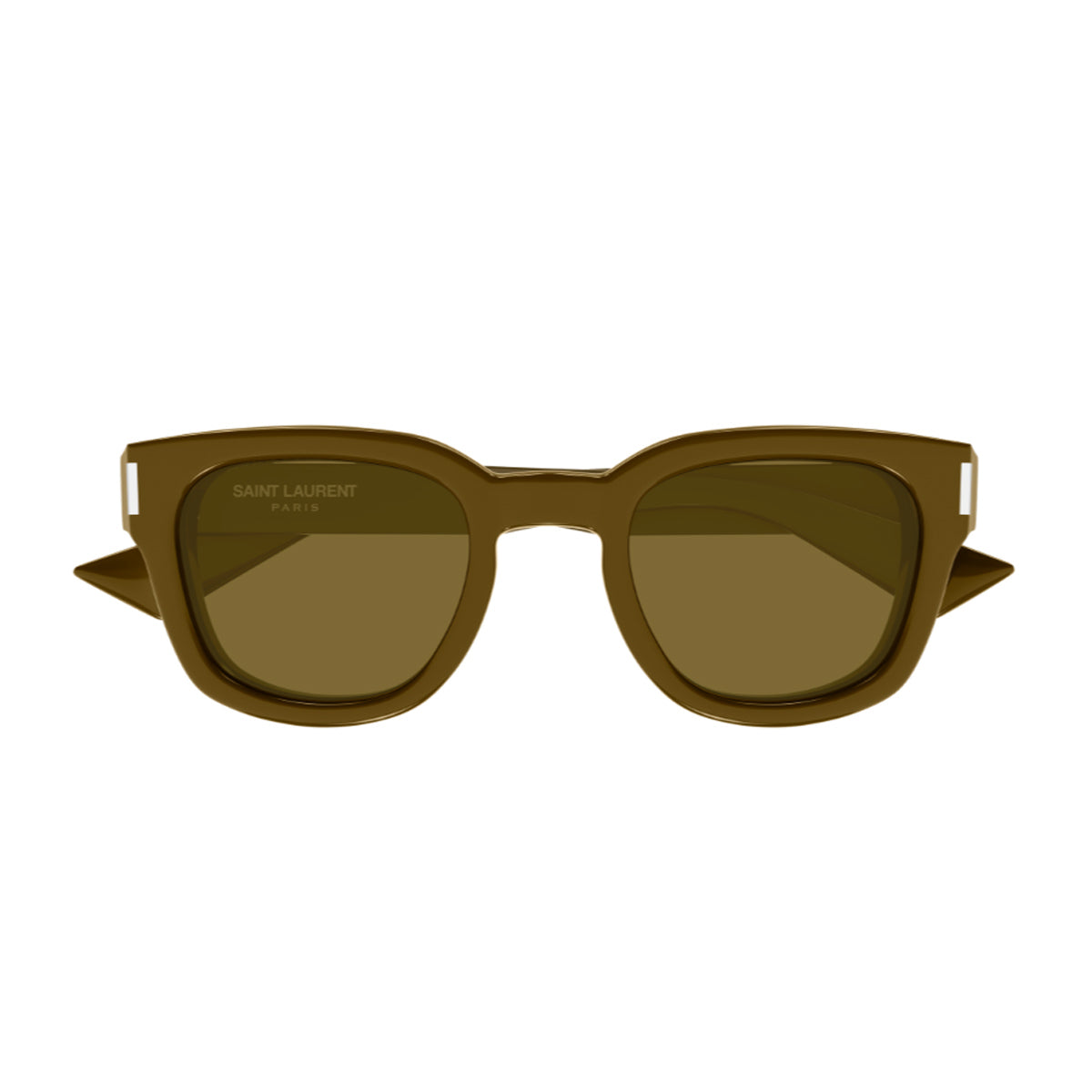 Saint Laurent SL 838 Linea Corner Angle 007 Brown Marrone Recycled Acetate Occhiali Da Sole