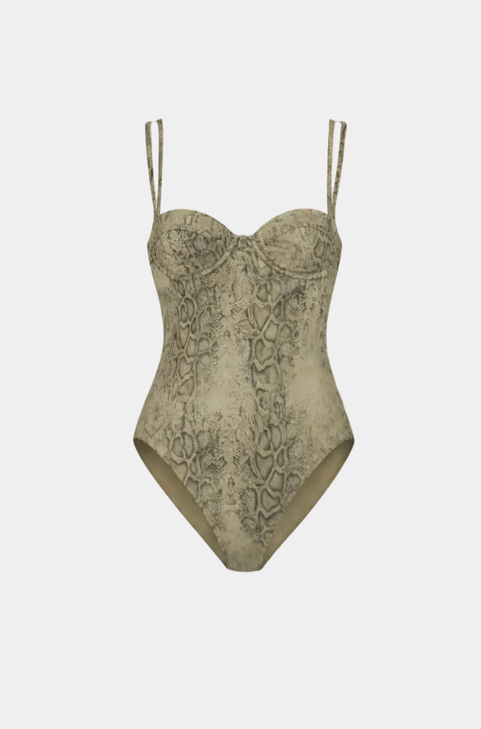 Costume Intero Balconcino In Pitone Mility 88