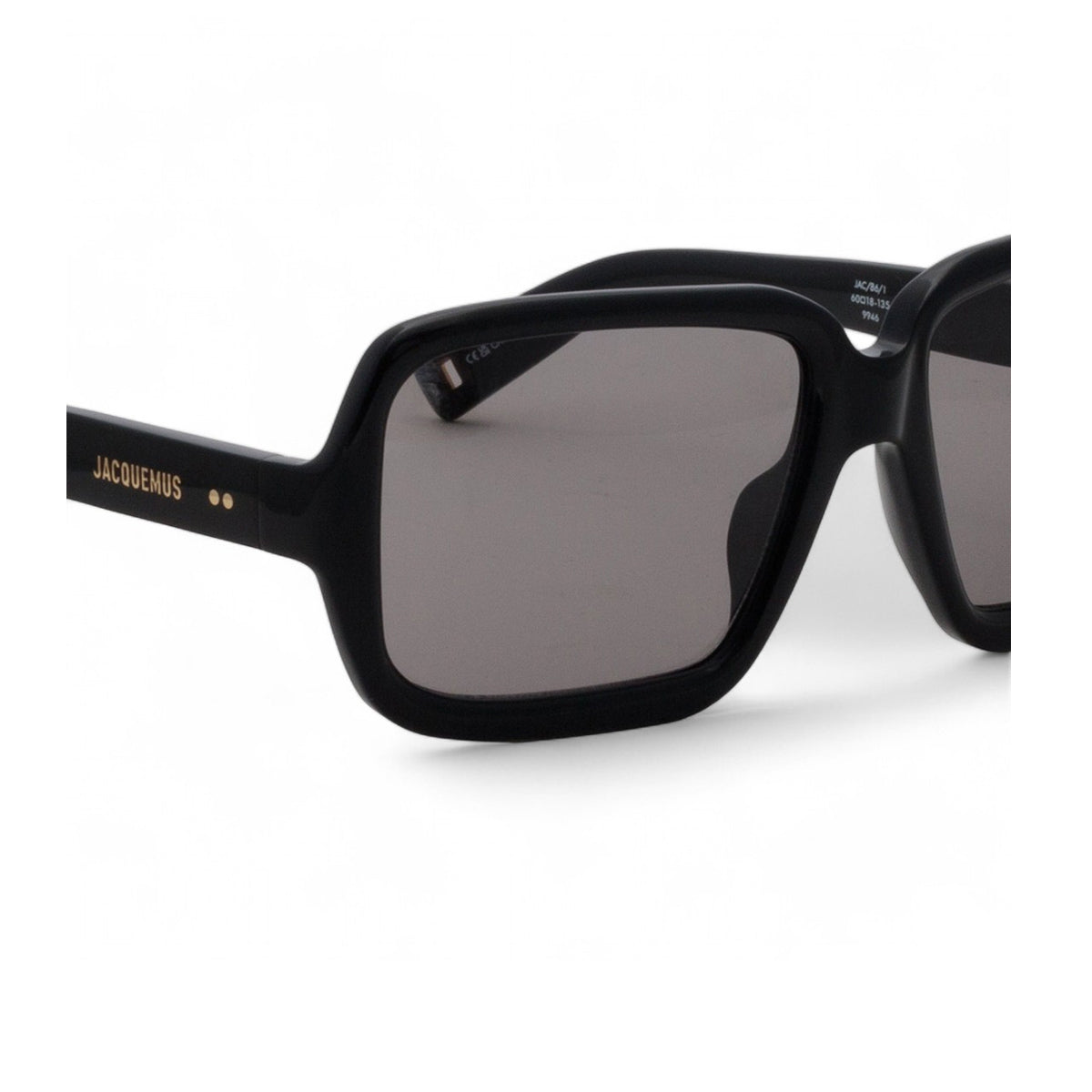 Jacquemus JAC86 Cabana C1 Black Nero Acetate Occhiali Da Sole