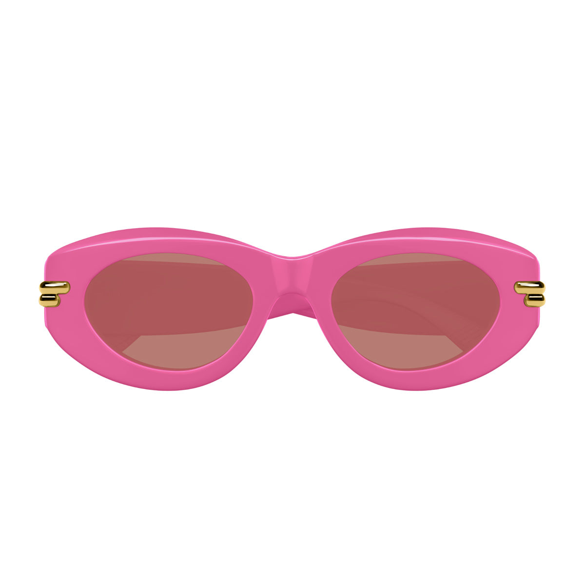 Bottega Veneta BV1322S Linea Mitre 004 Fuchsia Red Rosa Recycled Acetate Occhiali Da Sole