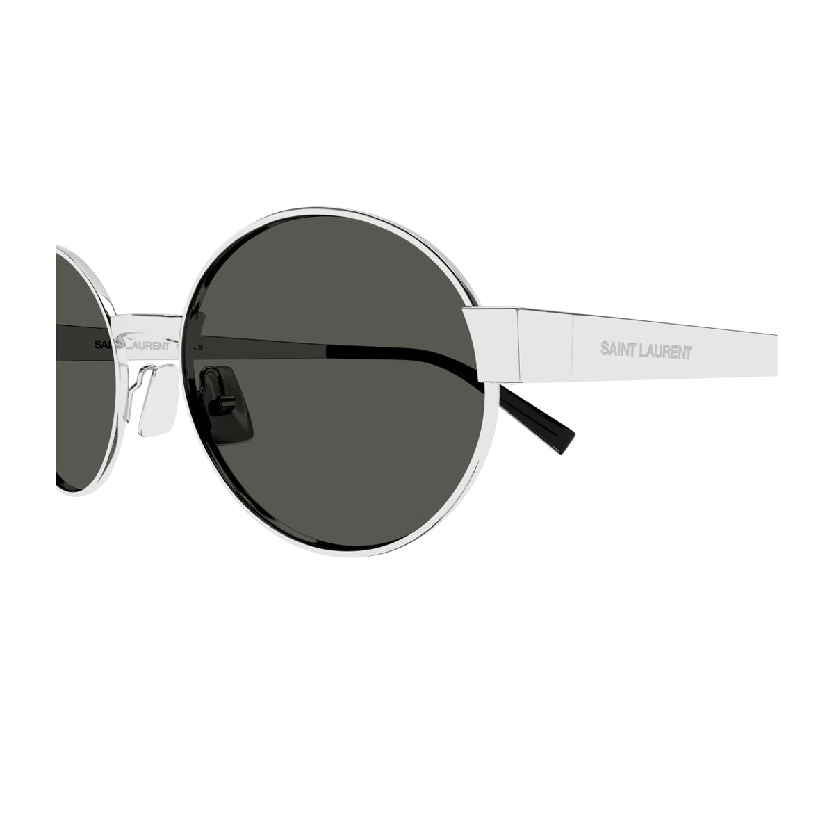 Saint Laurent SL 692 Linea LOGO 002 Silver Grey Argento Metal Occhiali Da Sole
