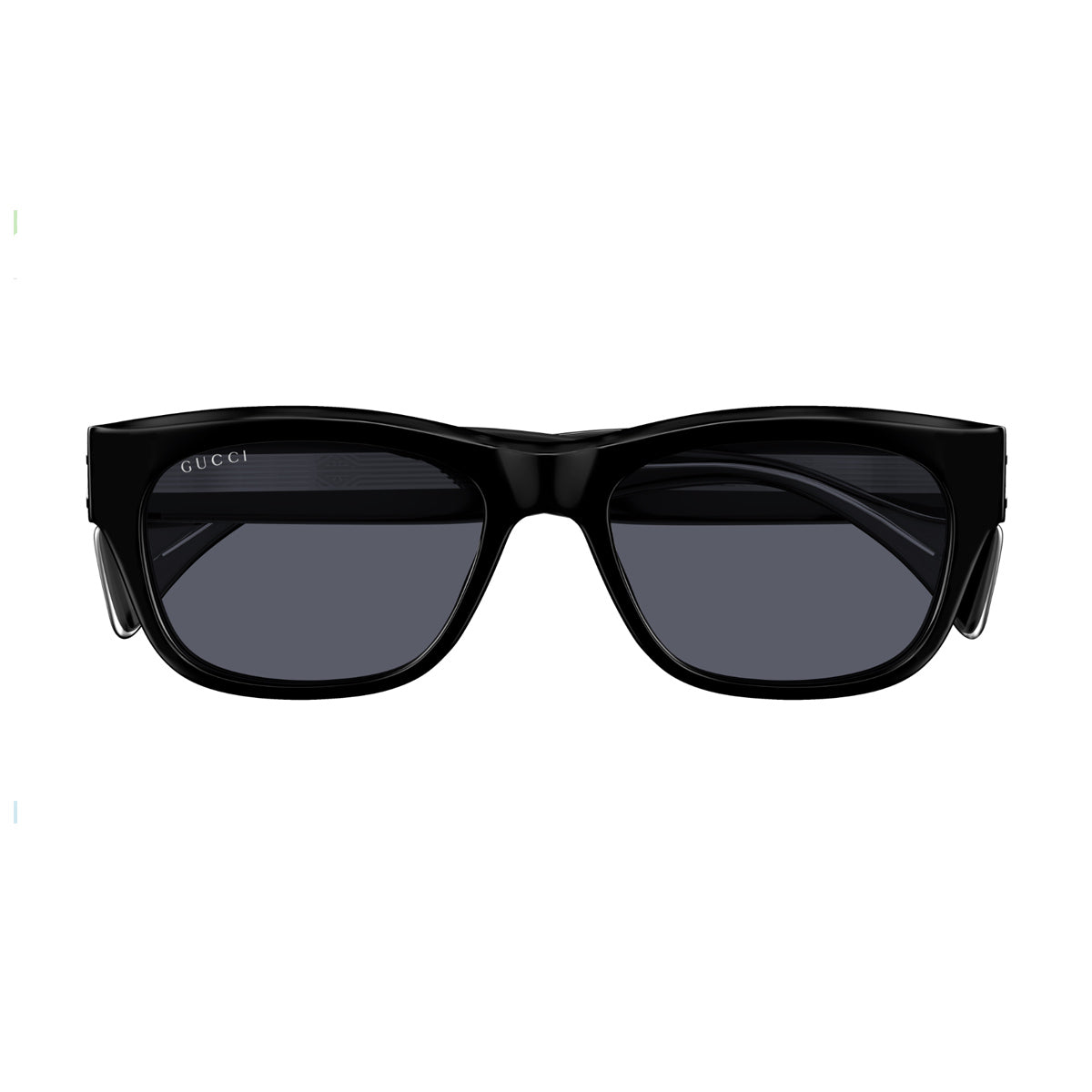 Gucci GG1706S Linea Rivets 001 Black Grey Nero Acetate Occhiali Da Sole
