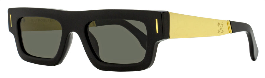 Retrosuperfuture Francis Acetate/Metal sunglasses in black