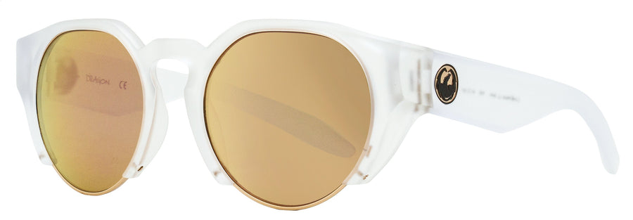 Dragon Compass Plant-based resin sunglasses in gold