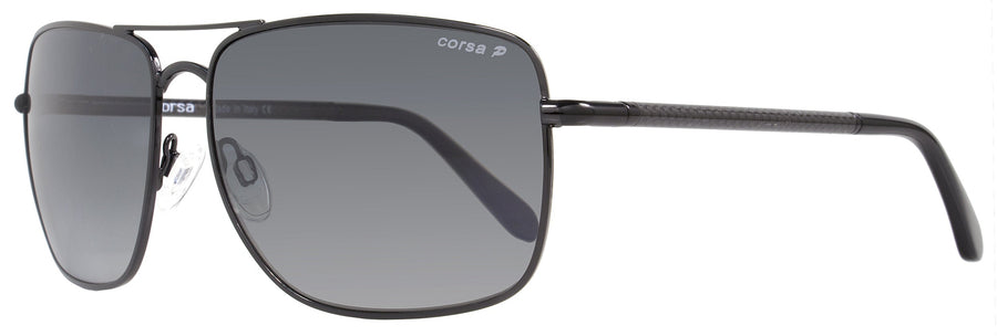 Corsa Enzo Metal/Carbon Fiber sunglasses in black