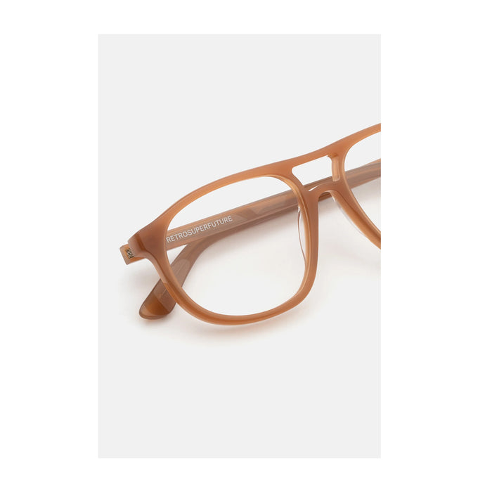 Retrosuperfuture NUMERO 127 Cola Caramel Beige Acetate Occhiali Da Vista