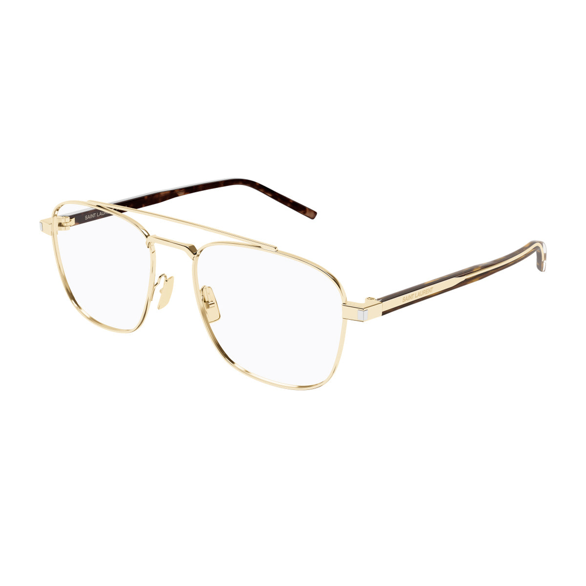 Saint Laurent SL 665 Linea Naked Wirecore Thin 003 Gold Crystal Oro Metal /resin Occhiali Da Vista