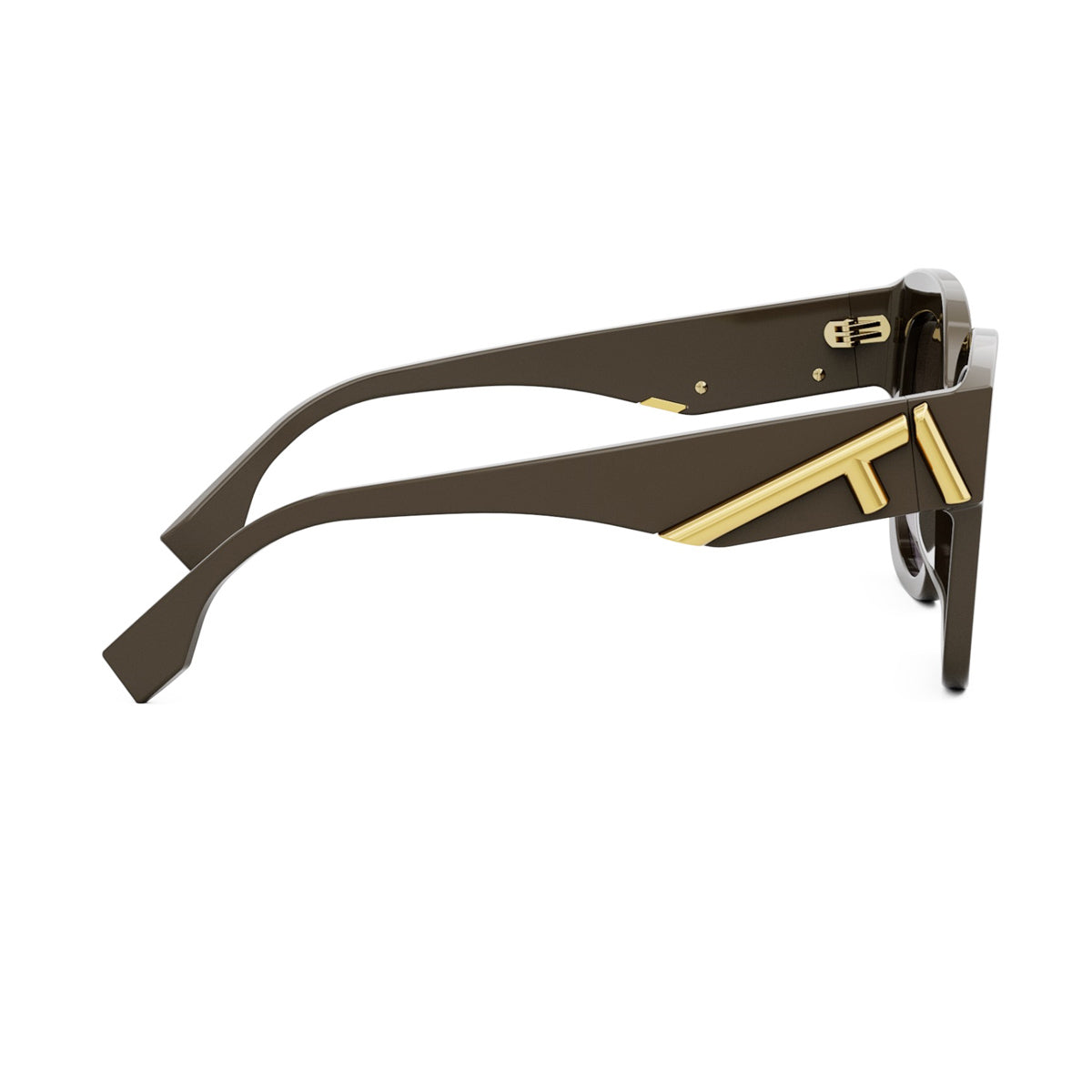 FE40098I Fendi First 48F Marrone Acetate Occhiali Da Sole