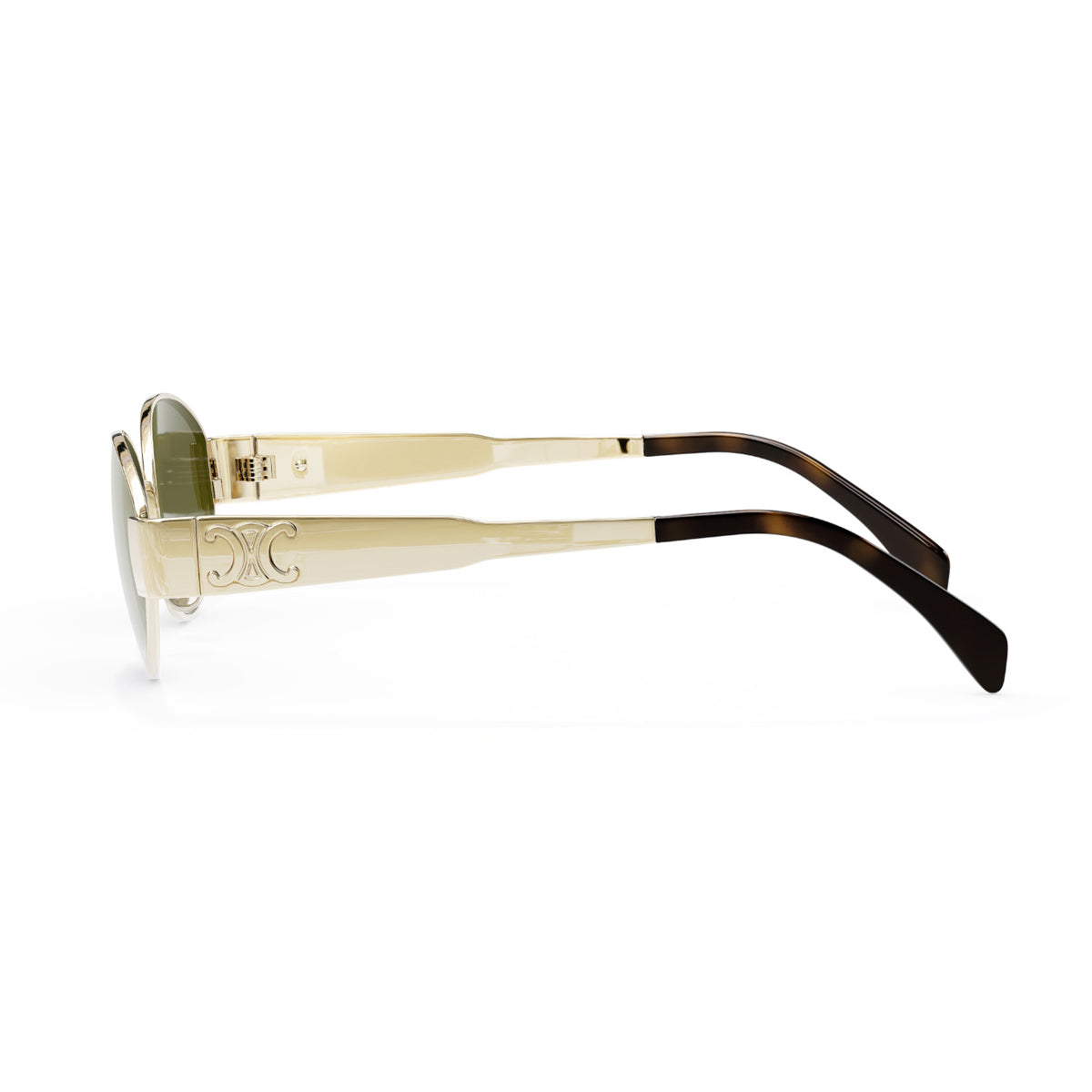 Celine CL40235U Metal Triomphe 30N Gold Oro Occhiali Da Sole