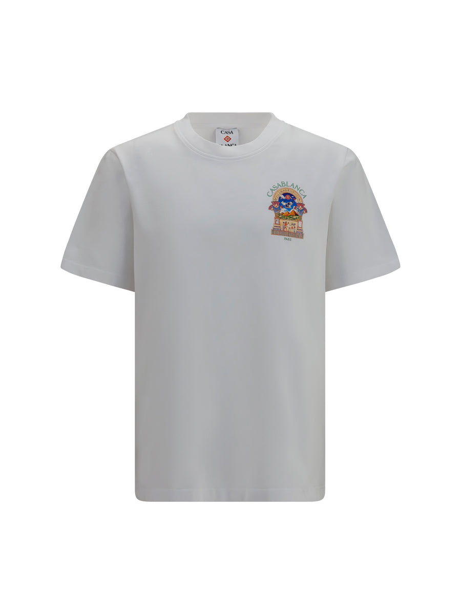 Egyptian Larche T-Shirt White Cotton T-shirts