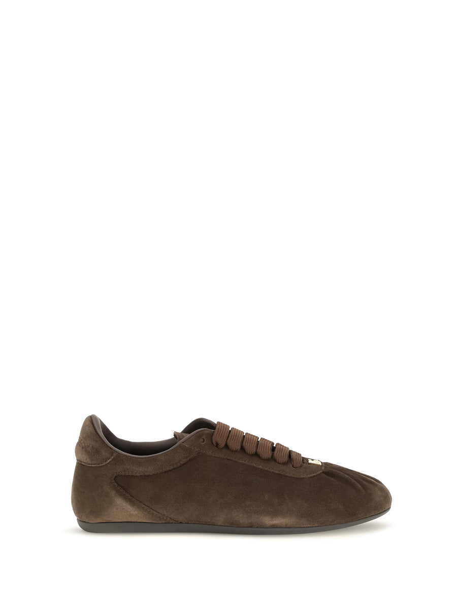 Dolce & Gabbana Upper: 100% suede; Sole: 100% rubber sneakers in brown