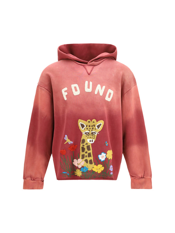 Found 100% Cotton hoodie in red