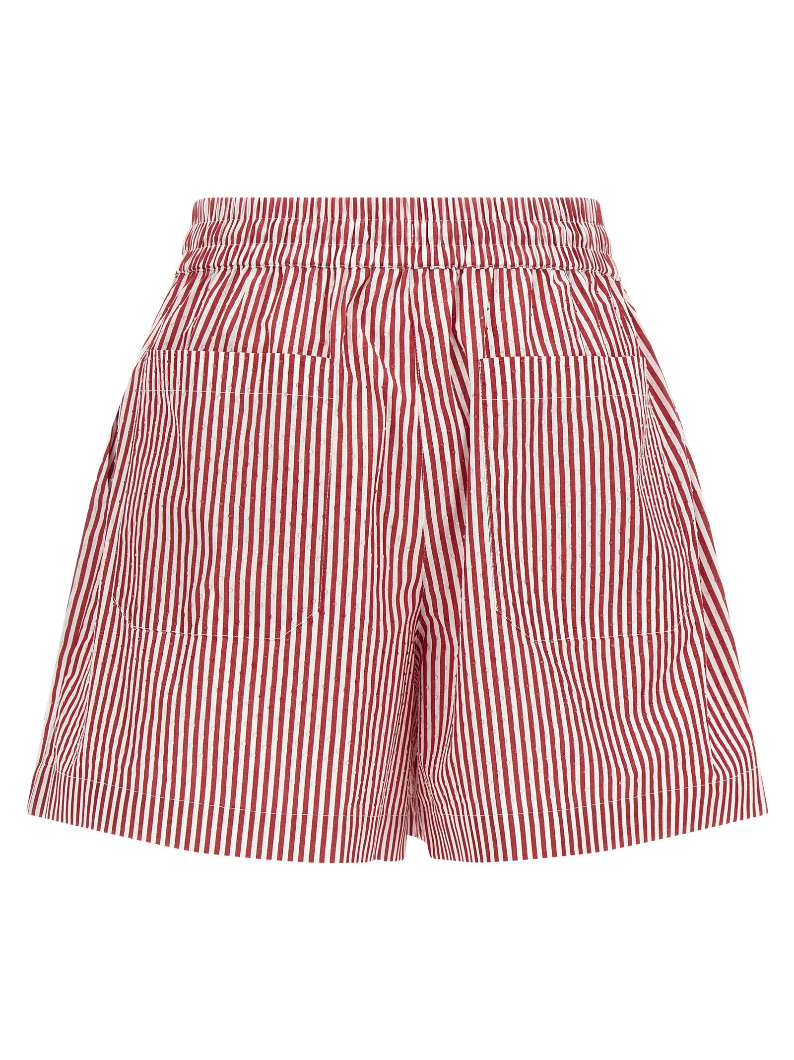 Cashine shorts Red Cotton Bermuda