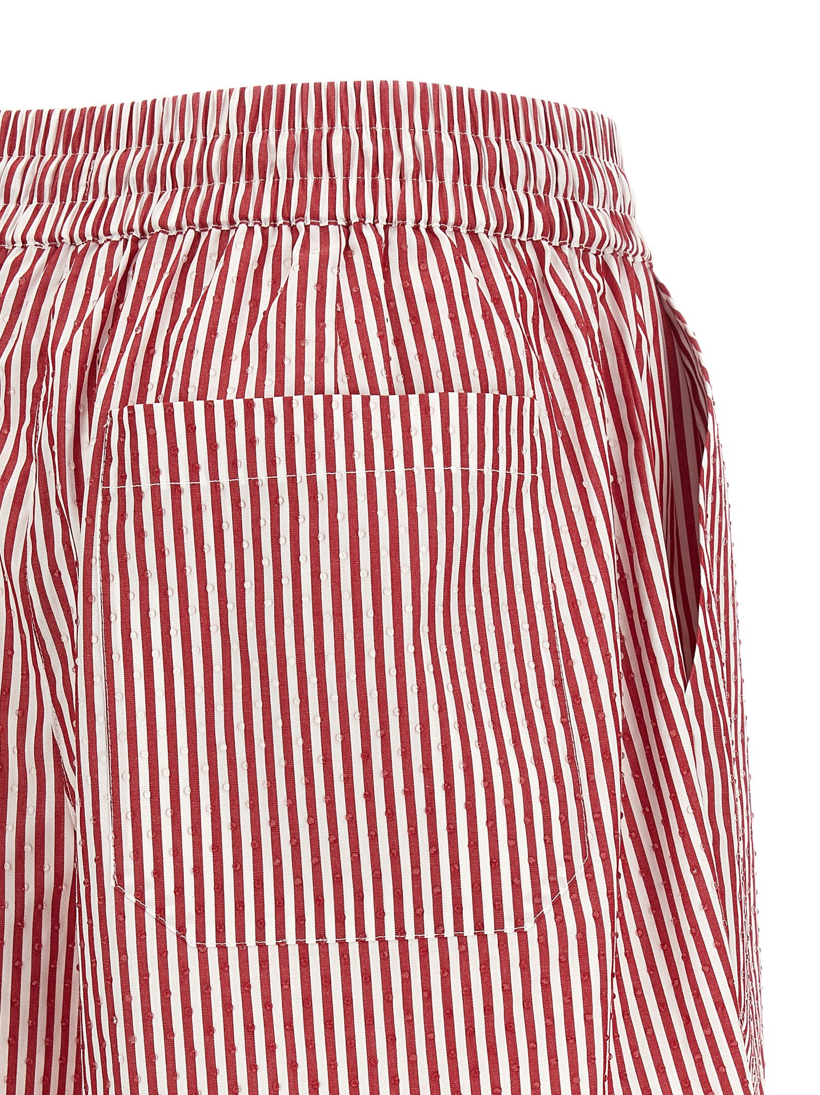 Cashine shorts Red Cotton Bermuda