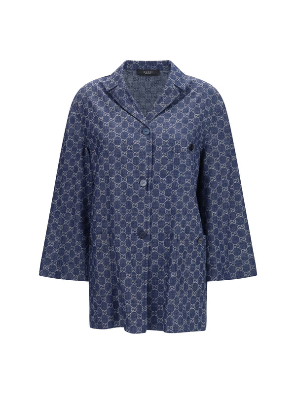 Gucci 100% Cotton jacket in blue