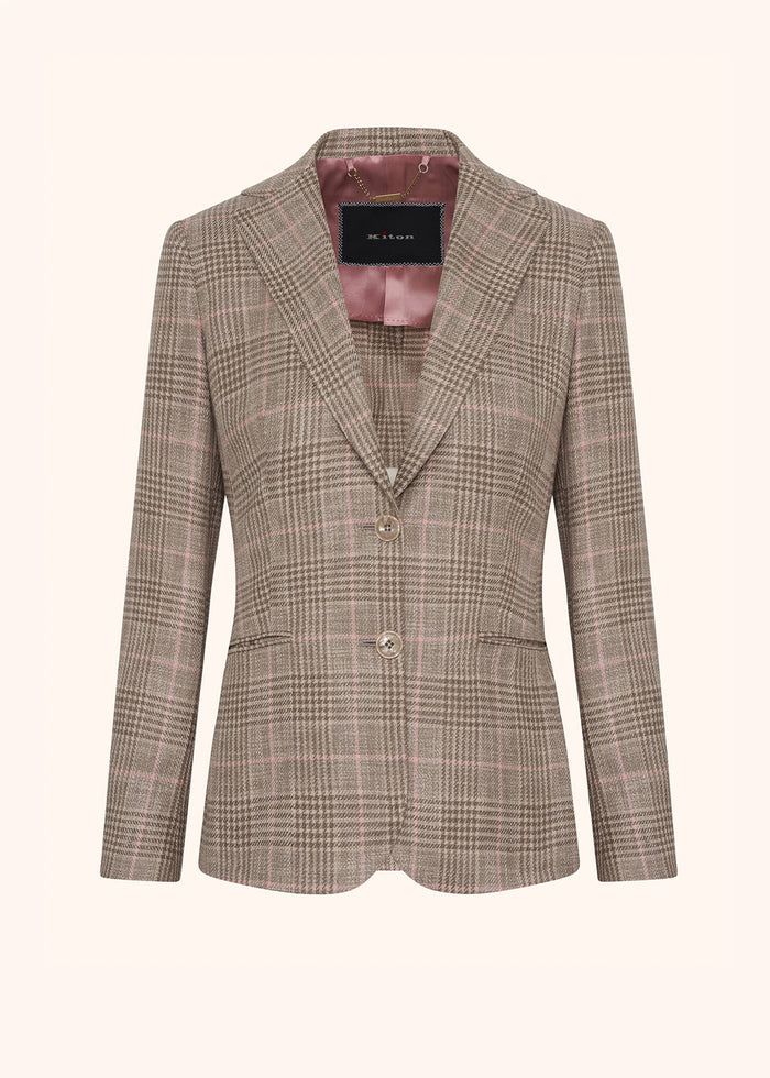 JACKET SILK Beige Lining