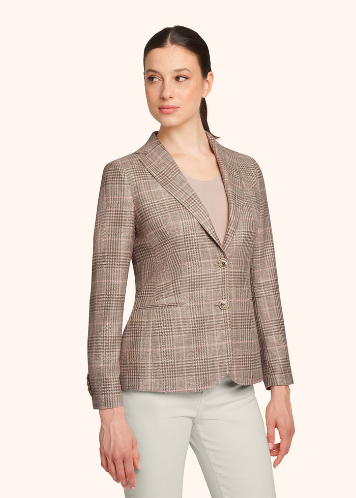 JACKET SILK Beige Lining