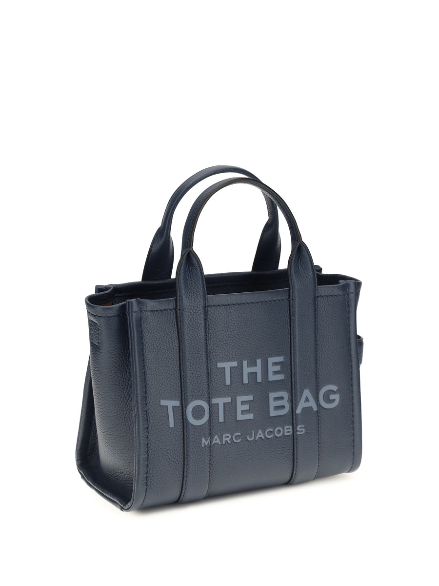 Small Tote Handbag Blue Sea Calf Leather Handbags