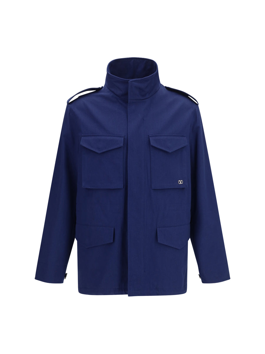 Valentino 100% Cotton jacket in navy