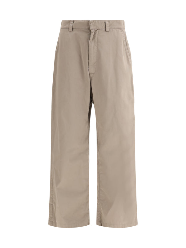 Balenciaga 100% cotton trousers in beige