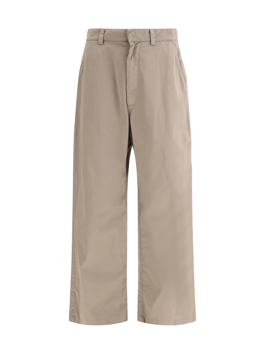 Balenciaga 100% cotton trousers in beige