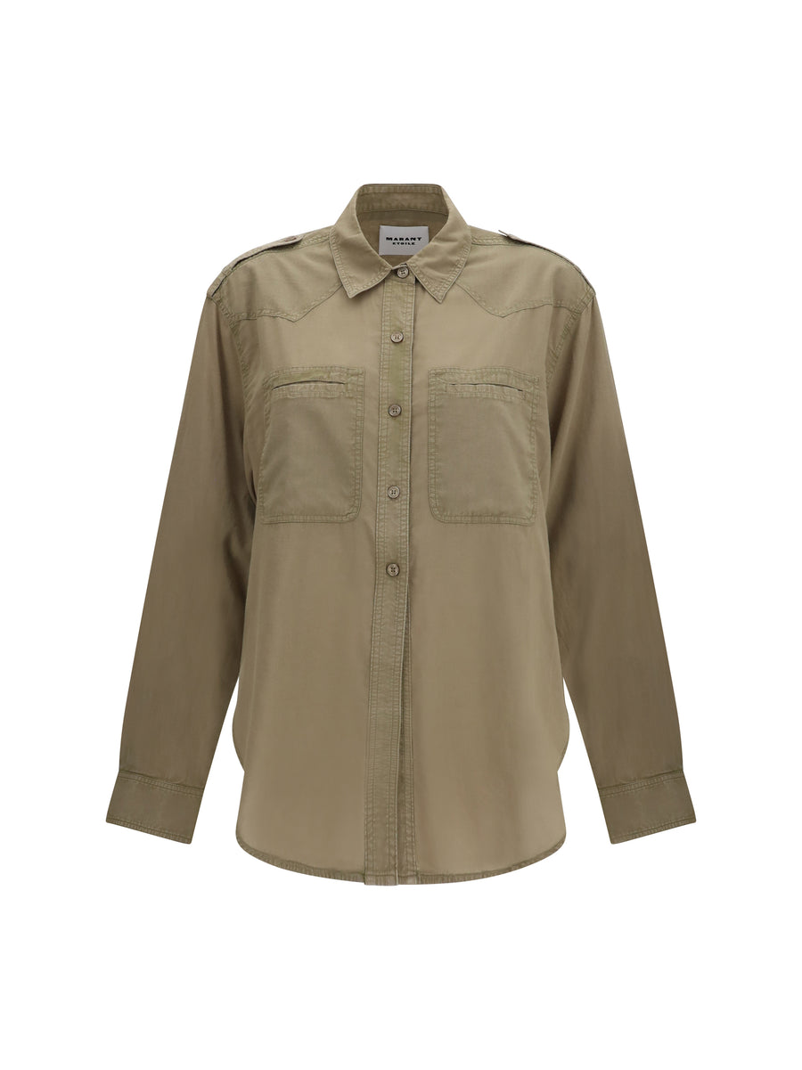 Marant Etoile 100% Cotton shirt in beige