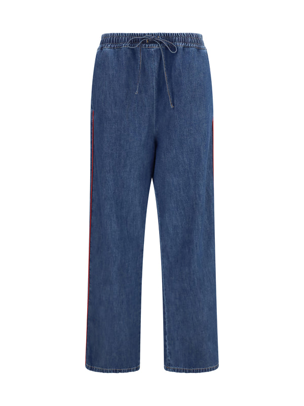 Valentino 65% Polyester jeans in blue