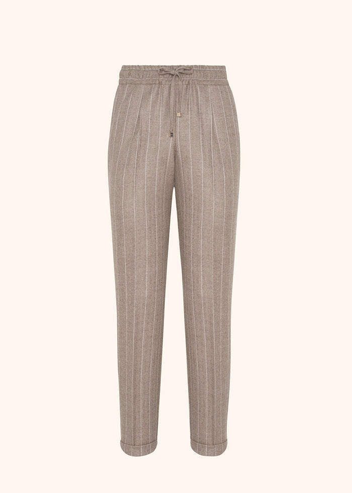 TROUSERS WOOL Beige Trousers/skirts