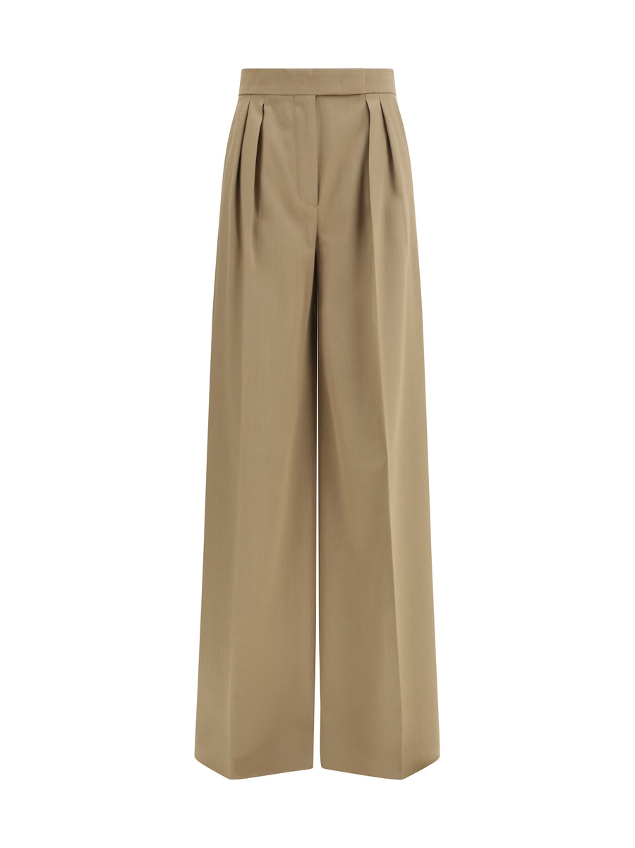 Max Mara 100% Wool trousers in beige